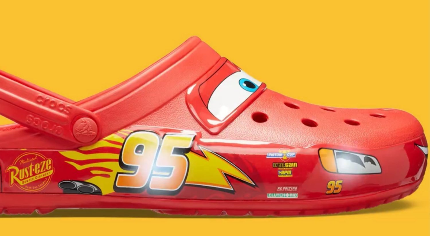 Las crocs de Rayo McQueen: fecha de lanzamiento, precio y cómo conseguirlas