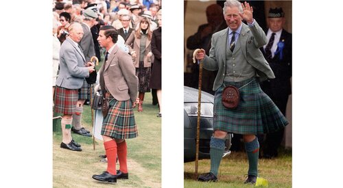 Carlos III y su amor por el 'kilt'