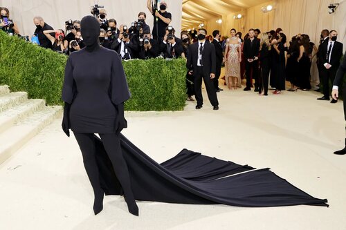 Kim Kardashian en la Met Gala de 2021