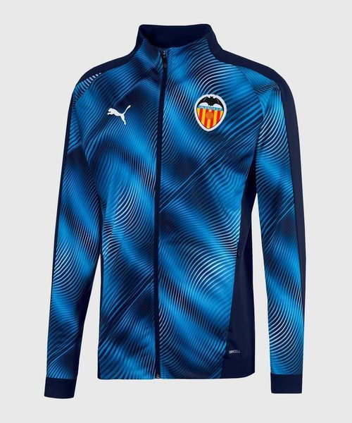 Sudadera azul y negra del Valencia CF