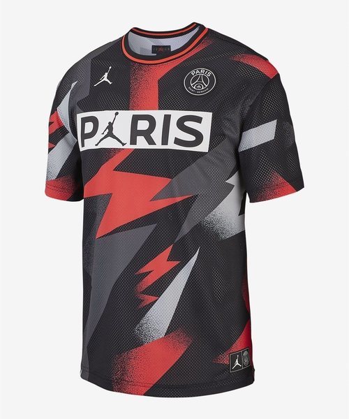 Camiseta de malla de manga corta PSG