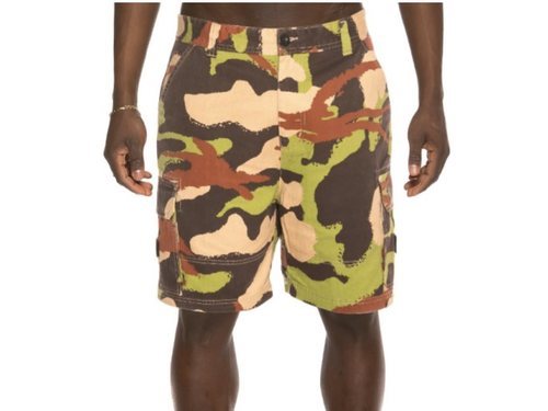 Bermudas con estampado de camuflaje de Grimey.