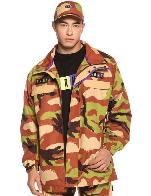 Chaqueta Grimey de camuflaje.