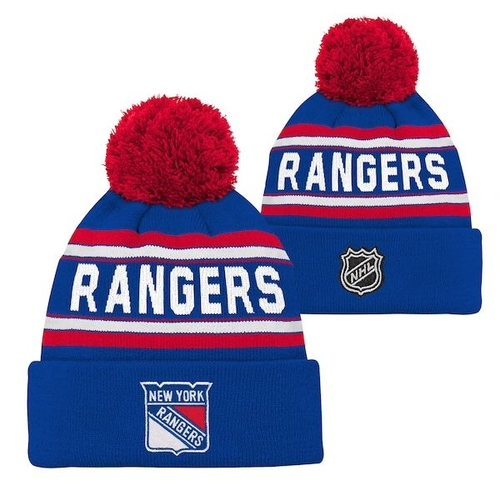 Gorro con pompón de los Rangers.