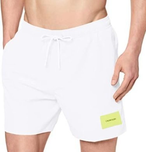 Bañador Calvin Klein Medium Drawstring blanco (más colores disponibles).