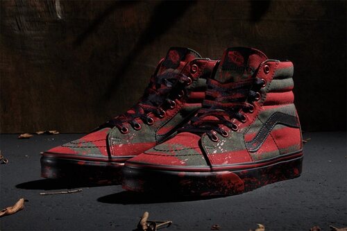 Vans Sk8-Hi x 'Nightmare on Elm Street'.